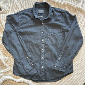 Universal Thread Black Button Down Long Sleeve Size S